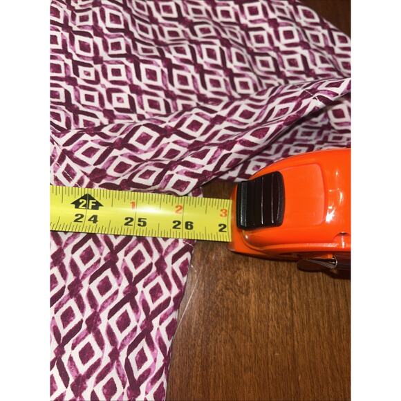 Tommy Bahama Men's 100% Silk Shirt Tropical Pink Size XL Hawaiian Geometric - Picture 8 of 8